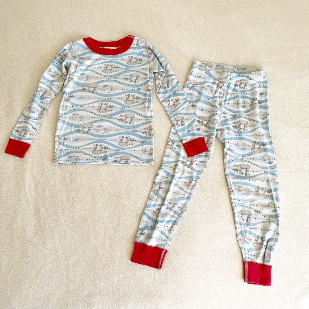 Hanna Andersson | Star Wars AT-AT Walker‎ Holiday Long John Pajama Set